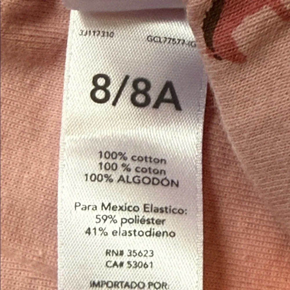 Carter's Girls' Leggings/ pajama bottoms girls size 8